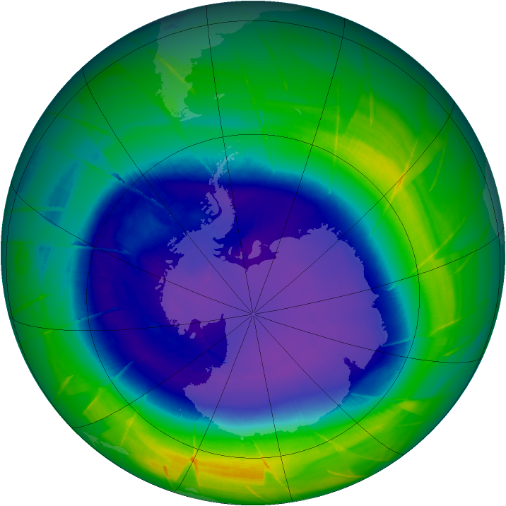 Ozone Map 2009-09-14